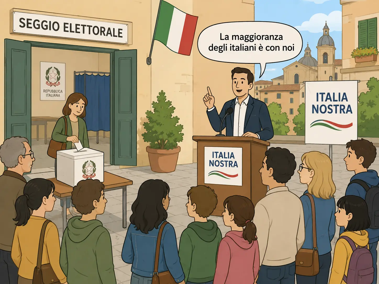La maggioranza degli italiani